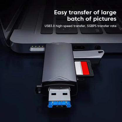 6 In 1 Multifunctional USB SD Card Reader